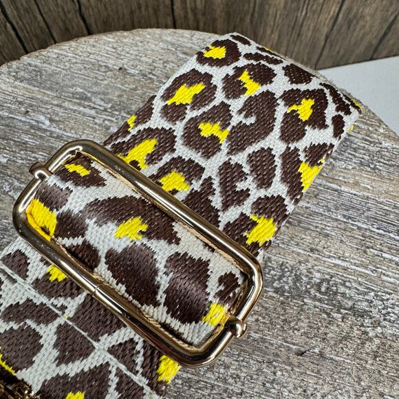 Wide Animal Print Purse Strap Adjustable Crossbody Guitar Strap NEW FAST SHIP - Picture 3 of 4